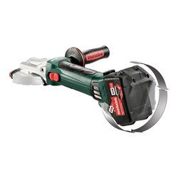 Metabo Akku-Flachkopf-Winkelschleifer WF 18 LTX 125 Quick metaBOX 165 L