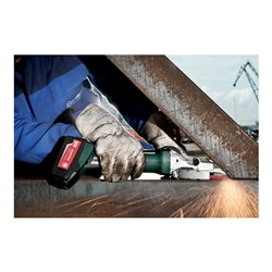 Metabo Akku-Flachkopf-Winkelschleifer WF 18 LTX 125 Quick metaBOX 165 L