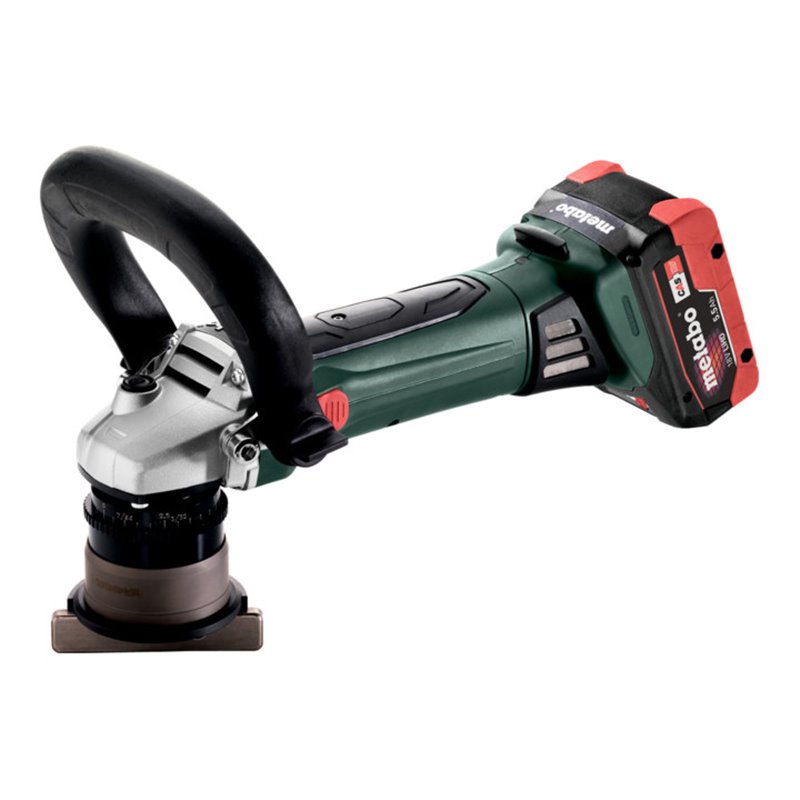 Metabo Akku-Kantenfräse KFM 18 LTX 3 RF MetaLoc + 2x18V/5.5Ah LiHD + ASC 30-36 V
