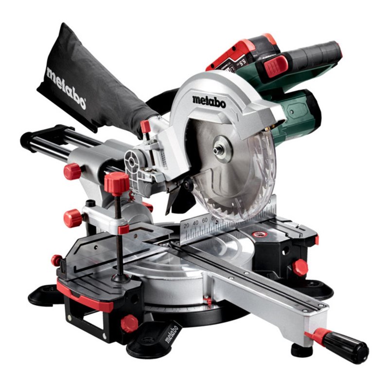 Metabo Akku-Kappsäge KGS 18 LTX 216 mit Zugfunktion Karton 18V 2x5.5Ah LiHD + ASC 145