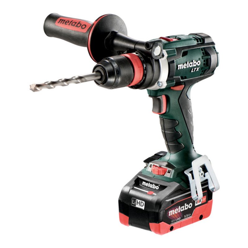 Metabo Akku-Bohrschrauber BS 18 LTX Quick Kunststoffkoffer + 2x18V/5.5Ah LiHD + ASC 30-36 V