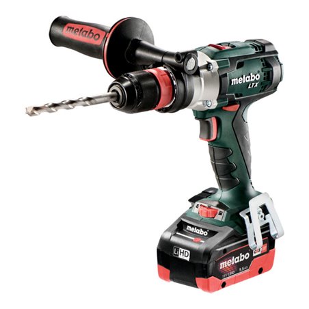 Metabo Akku-Schlagbohrmaschine SB 18 LTX Quick Kunststoffkoffer + 2x18V/5.5Ah LiHD + ASC 30-36 V