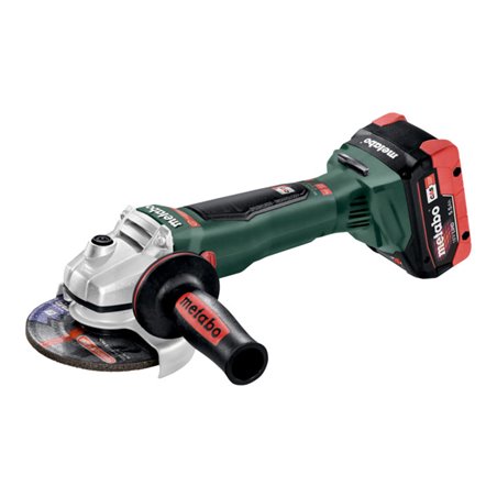 Metabo Akku-Winkelschleifer WB 18 LTX BL 125 Quick metaBOX 165 L 18V 2x5.5Ah LiHD + ASC 145