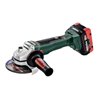 Metabo Akku-Winkelschleifer WB 18 LTX BL 125 Quick metaBOX 165 L 18V 2x5.5Ah LiHD + ASC 145