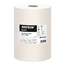 Umweltrolle naturweiß 2-lagig 38x38cm 1000 Bl.