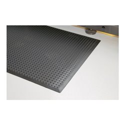 COBA Arbeitsplatzbodenbelag Fertigmatte L1200xB900xS14mm schwarz SBR-Gummi