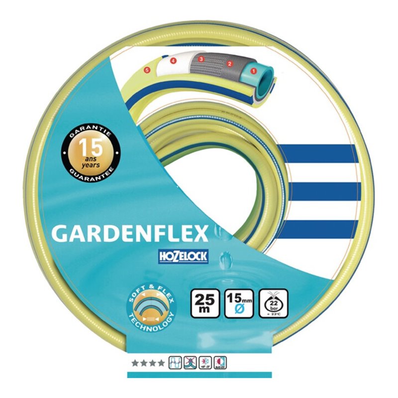 Gartenwasserschlauch Gardenflex Innen-D.12,7mm L.50m Rl.