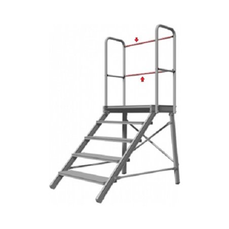 Hymer stirnseitiges Geländer für Treppenpodest