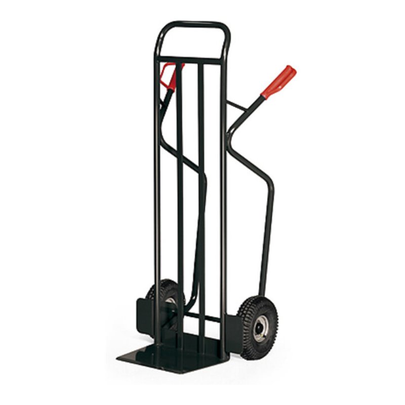 STIER Stahlrohr-Stapelkarre Premium Luft-Bereifung Traglast 350 kg