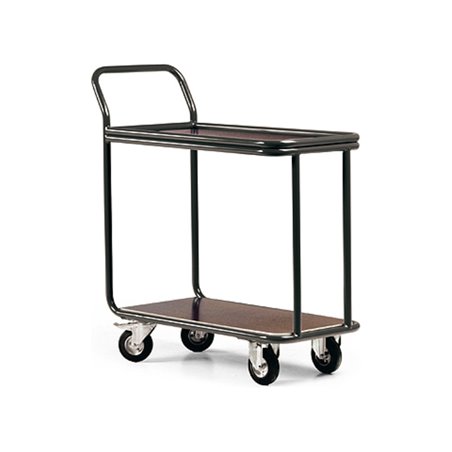 STIER Magazinwagen Premium mit Umrandung Tragkraft 300 kg LxB 810x450 mm