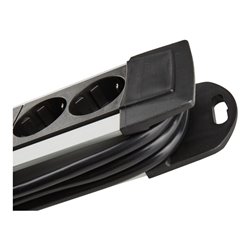 Premium-Alu-Line Steckdosenleiste 8-fach 3m H05VV-F 3G1,5