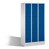 C+P Fächerschrank Classic auf Sockel, 9 Fächer, H1800xB900xT500mm Front Enzianblau Korpus Lichtgrau