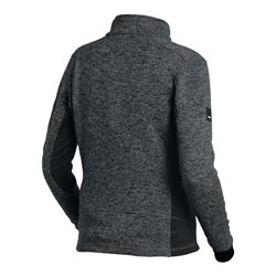 FHB Damen-Strick-Fleecejacke Marieke Gr.M anthrazit/schwarz 100% PES