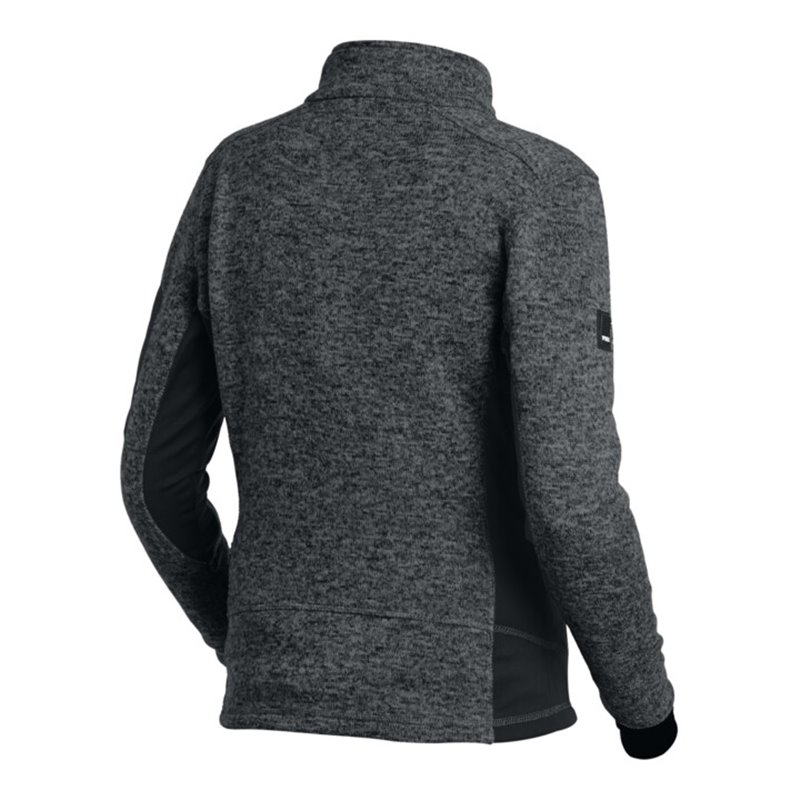 FHB Damen-Strick-Fleecejacke Marieke Gr.M anthrazit/schwarz 100% PES