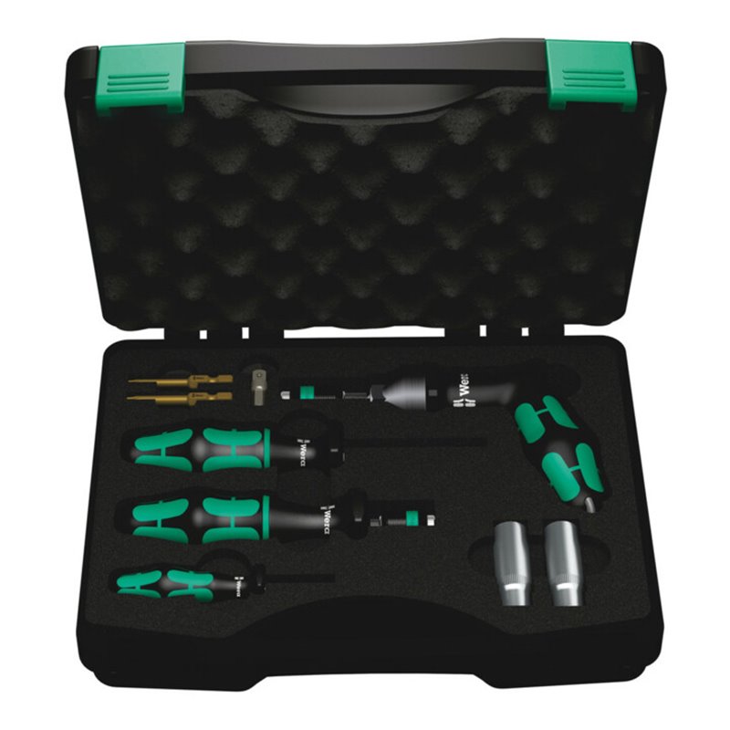 Wera 7443/61/9 Montageset für Reifendruckkontrollsysteme, 9-teilig