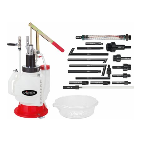 VIGOR Öl Einfüllgerät mit Adapter Satz V4385 18 teilig