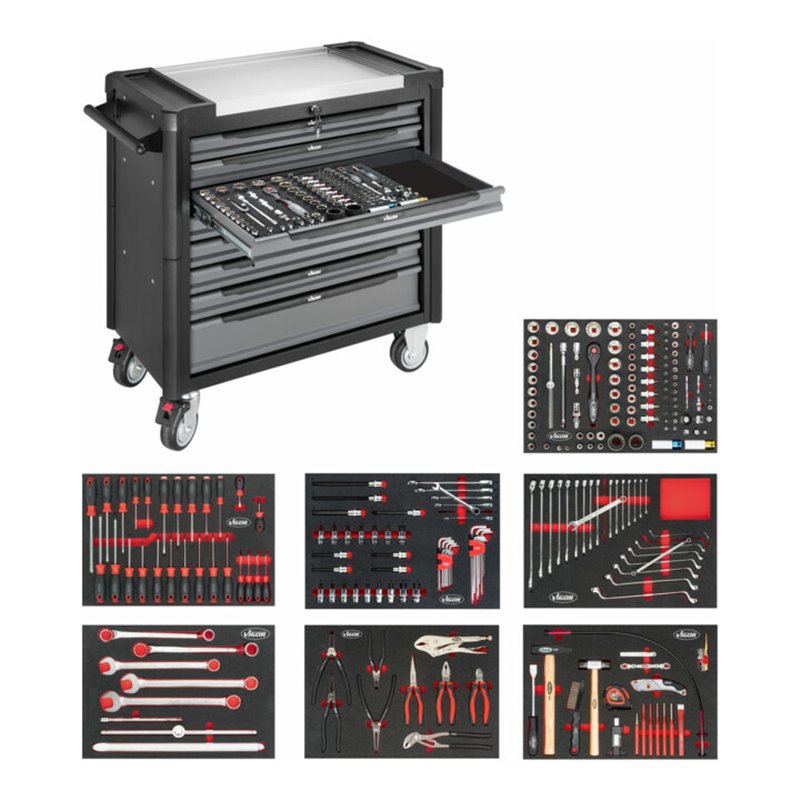 VIGOR 1000 XL V4497 Gesamtlänge: 907 mm Anzahl Werkzeuge: 255