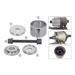 VIGOR Silentlager-Satz VW / AUDI / SEAT / ŠKODA V2857 Anzahl Werkzeuge: 7