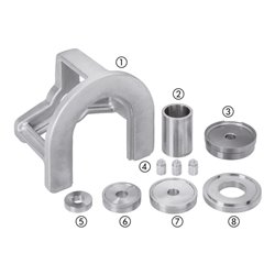 VIGOR Radlager-Satz, hinten MERCEDES-BENZ Vito und Viano V3274 Anzahl Werkzeuge: 10