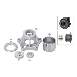 VIGOR Radlager-Satz, hinten CITROËN / FIAT / FORD / PEUGEOT V2880 Anzahl Werkzeuge: 6