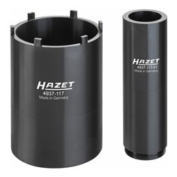 HAZET Nkw Zapfenschlüssel-Satz 4937-117/2 Vierkant hohl 20 mm (3/4 Zoll) Anzahl Werkzeuge: 2