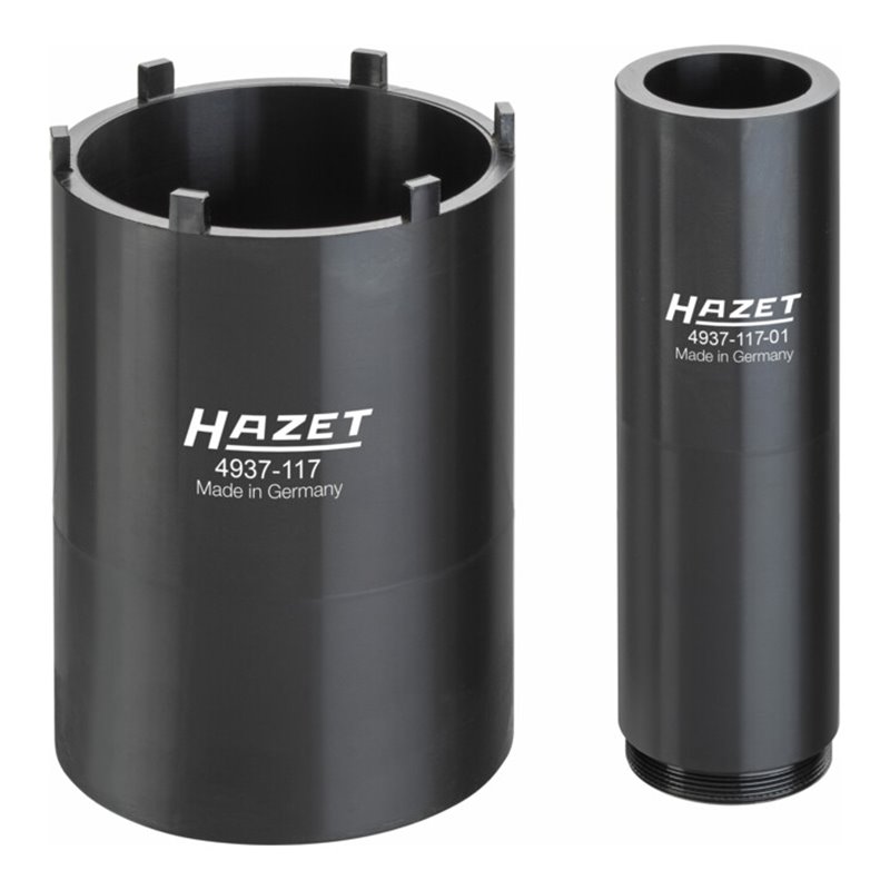 HAZET Nkw Zapfenschlüssel-Satz 4937-117/2 Vierkant hohl 20 mm (3/4 Zoll) Anzahl Werkzeuge: 2