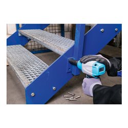 HAZET Schlagschrauber mit Sortiment 9012-1SPC/4 Lösemoment maximal: 1000 Nm Vierkant massiv 12,5 mm (1/2') Hochleistungs-Doppelh