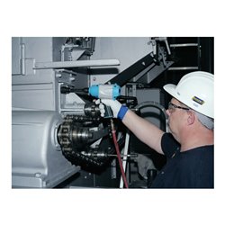 HAZET Schlagschrauber mit Sortiment 9012-1SPC/4 Lösemoment maximal: 1000 Nm Vierkant massiv 12,5 mm (1/2') Hochleistungs-Doppelh