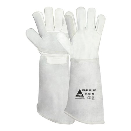 Hase Schnittschutzhandschuhe Karlsruhe Größe 10, Rindnarbenleder