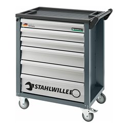 Stahlwille Werkstattwagen 6 Schubladen anthrazitgrau, RAL 7016 L.780mm x B.499mm x H.912mm