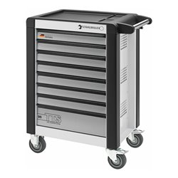 Stahlwille Werkstattwagen TTS 8 Schubladen weiß, RAL 9010 L.823mm x B.497mm x H.1021mm