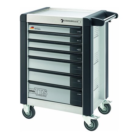 Stahlwille Werkstattwagen TTS 7 Schubladen weiß, RAL 9010 L.823mm x B.499mm x H.912mm