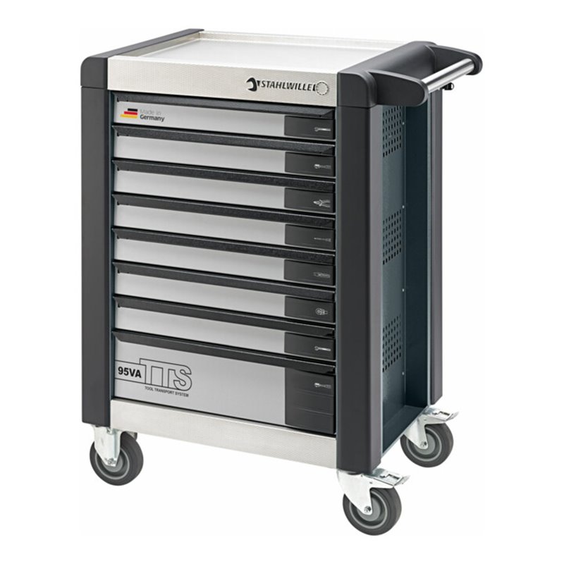 Stahlwille Werkstattwagen TTS 8 Schubladen anthrazitgrau, RAL 7016 L.823mm x B.499mm x H.912mm