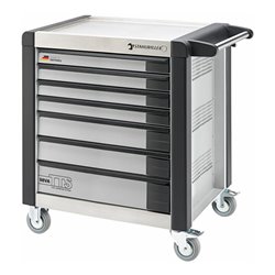 Stahlwille Werkstattwagen TTS 7 Schubladen weiß, RAL 9010 L.652mm x B.1000mm x H.1024mm