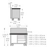 Stahlwille Mobile Werkbank L.1200mm x B.760mm x H.1400mm