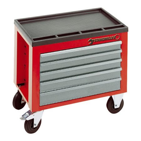 Stahlwille Rollbox m.Schubladen CONVERTA rot, RAL 3020 kombinierbar m.Nr.920