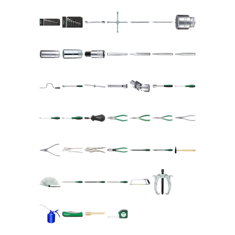 Stahlwille Großer Werkstattsatz Gewicht 28,1kg 129tlg.