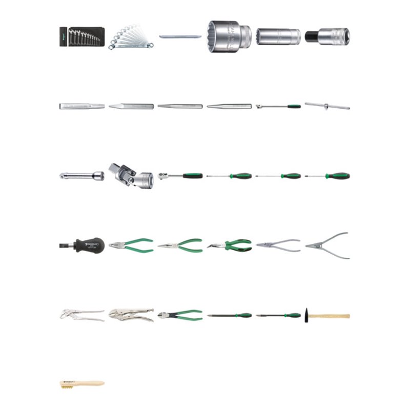 Stahlwille Kfz-Werkstattsatz Gewicht 16,3kg 84tlg.