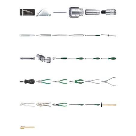 Stahlwille Kfz-Werkstattsatz Gewicht 16,3kg 84tlg.