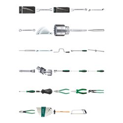 Stahlwille Großer Werkstattsatz Gewicht 17,8kg 164tlg.