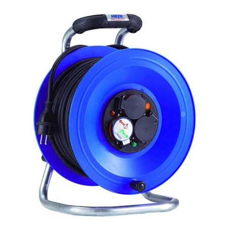 HEDI Kunststoff-Kabeltrommel Professional, 40 m H07RN-F 3G1,5, IP 44