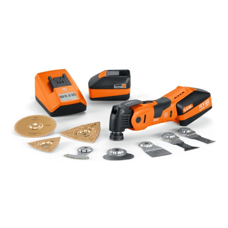 Fein Akku-Oszillierer AFSC 18 QSL Profi-Set Fliesen-/Badsanierung