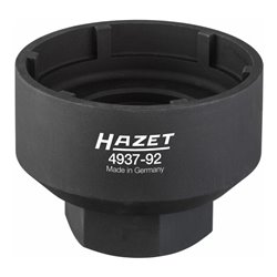 HAZET Nkw Zapfenschlüssel für Vorderachse MAN 4937-92 Vierkant hohl 20 mm (3/4 Zoll)