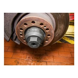 HAZET Nkw Zapfenschlüssel für Vorderachse MAN 4937-92 Vierkant hohl 20 mm (3/4 Zoll)