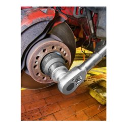 HAZET Nkw Zapfenschlüssel für Vorderachse MAN 4937-92 Vierkant hohl 20 mm (3/4 Zoll)