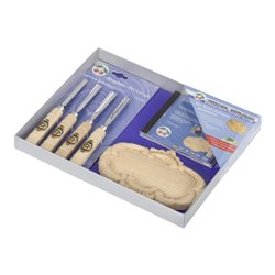 Kirschen Kerbschnitzsatz Türschild 4-tlg. mit DVD + Rohling