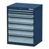 Simplaflex Schubladenschrank, Schubladen: 1x50, 1x100, 3x150, 1x200, BxTxH 700x575x920 mm