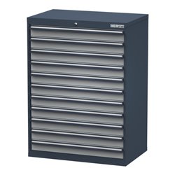 Simplaflex Schubladenschrank, Schubladen: 11x100, BxTxH 900x575x1220 mm
