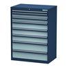 Simplaflex Schubladenschrank, Schubladen: 1x50, 2x100, 3x150, 2x200, BxTxH 900x575x1220 mm