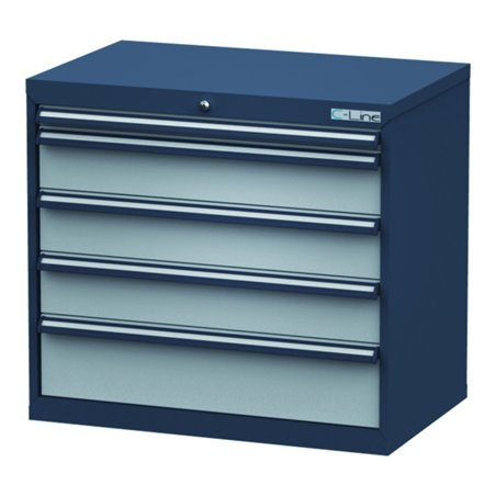 Simplaflex Schubladenschrank, Schubladen: 1x50, 3x150, 1x200, BxTxH 900x575x820 mm